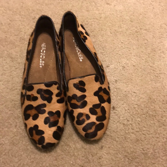 aerosoles cheetah print flats